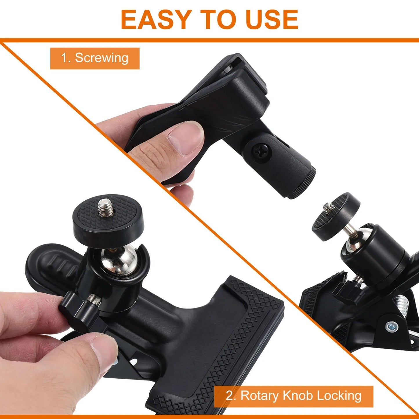 SewPivot – 2-Piece 360° Rotating Sewing Holder Clip Set