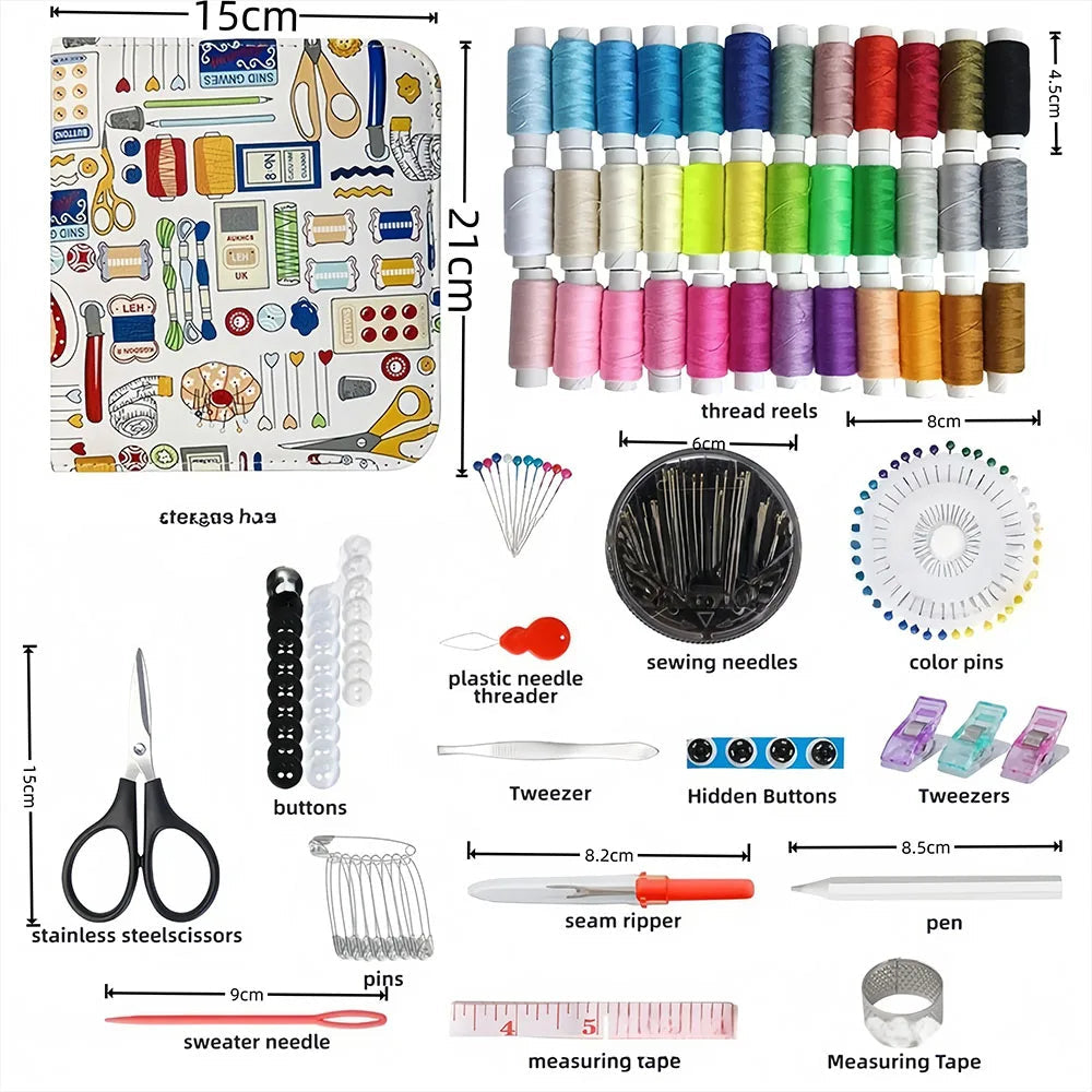 SewNestia – 168-Piece Sewing & Embroidery Essentials Kit