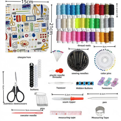 SewNestia – 168-Piece Sewing & Embroidery Essentials Kit