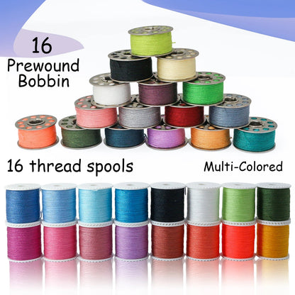 EasyBobbin – 42-Piece Sewing Kit with Prewound Bobbins