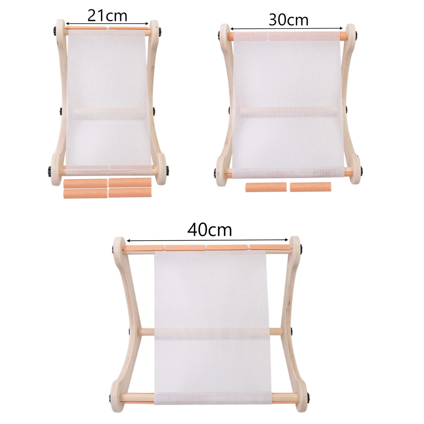 StitchStand – Adjustable Wooden L-Shape Table Stand