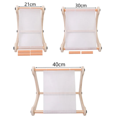 StitchStand – Adjustable Wooden L-Shape Table Stand