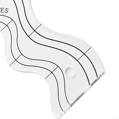 WavyMark – Clear Acrylic Wavy Quilting Ruler Templates