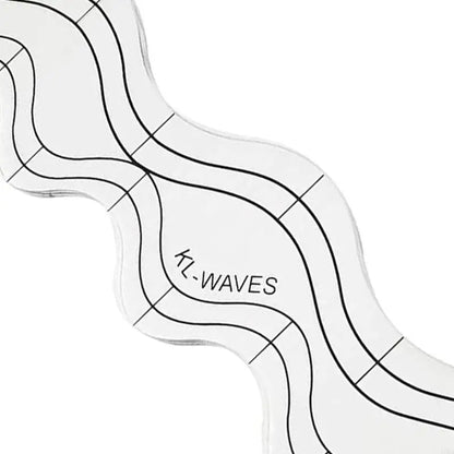 WavyMark – Clear Acrylic Wavy Quilting Ruler Templates