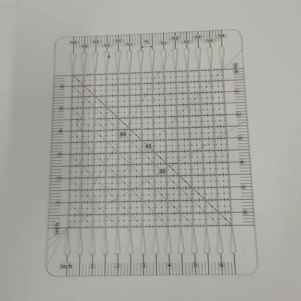 5 In 1 Slotted Quilt Cutting Template