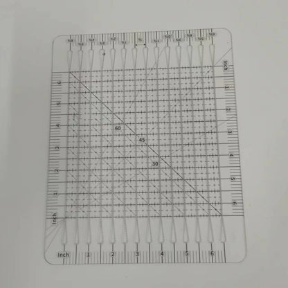 5 In 1 Slotted Quilt Cutting Template